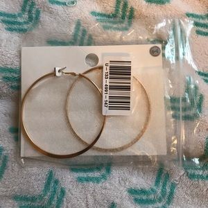 Oversized Gold Hoop Earrings